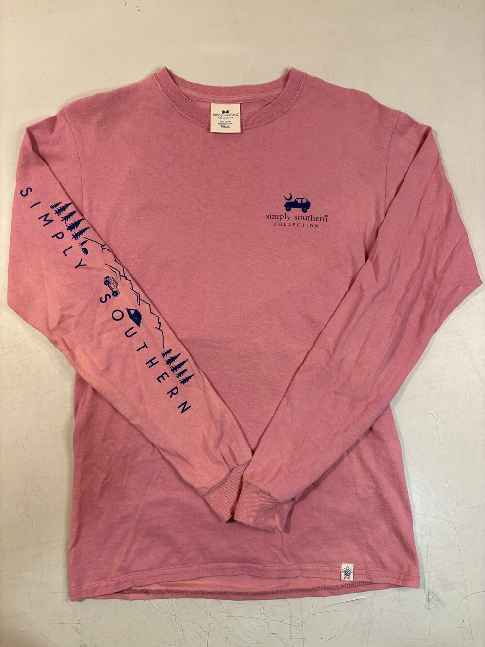 Adventure More Worry Less Tee Camping Long-Sleeve Graphic T-Shirt - Small